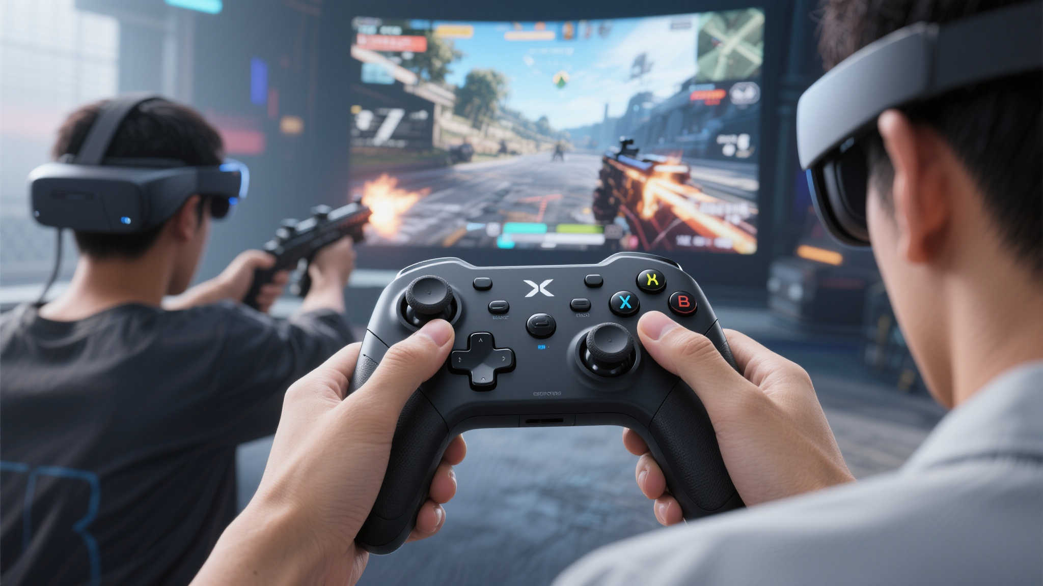 创新突破!VITURE联手8BitDo推出全球首创XR眼镜专用拉伸手柄,开启135英寸沉浸式手游新纪元! 更重要的是,这款手柄针对XR眼镜进行了深